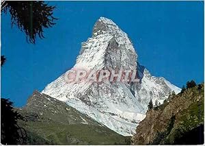 Bild des Verkufers fr Carte Postale Moderne Des Matterhorn Mt Cervin be Zermatt Komm mit ins Wallis zum Verkauf von CPAPHIL