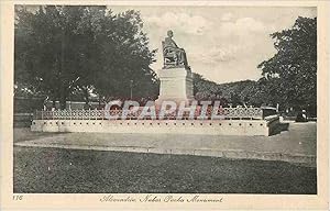 Bild des Verkufers fr Carte Postale Ancienne Alexandrie Nubar Pacha Monument zum Verkauf von CPAPHIL