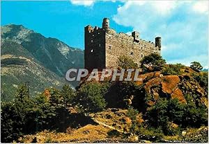 Carte Postale Moderne Vallée d Aosta Château d Ussel xiv siecle