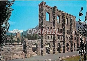 Carte Postale Moderne Aosta Valle d Aosta Ruines du Théâtre Romain