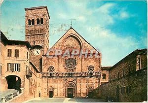 Carte Postale Moderne Assisi St Rufino La Cathédrale