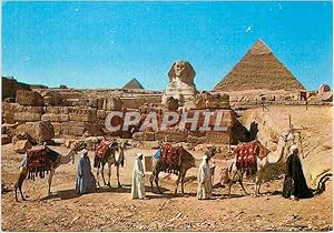 Immagine del venditore per Carte Postale Moderne Giza The Sphinx and the Pyramids of Cheops and Chaprens venduto da Cpaphil.com