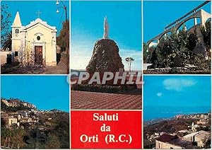 Bild des Verkufers fr Carte Postale Moderne Saluti da Orti Orti di Reggio Calabria Balcone sullo Stretto zum Verkauf von CPAPHIL