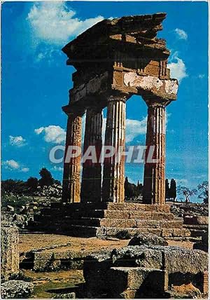 Imagen del vendedor de Carte Postale Moderne Agrigento Templede Castor et Pollux a la venta por CPAPHIL