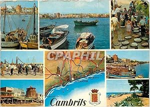 Carte Postale Moderne Cambrils Tarragona Divers aspects de la ville