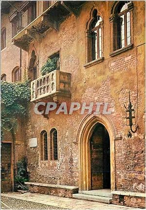 Carte Postale Moderne Verona Maison de Giulietta Capuleti Le balcon historique