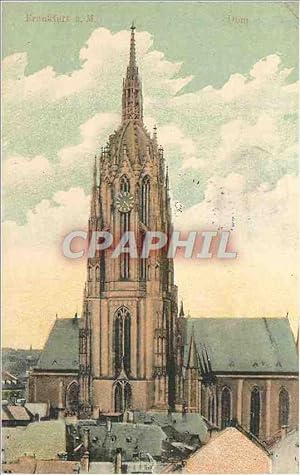 Bild des Verkufers fr Carte Postale Ancienne Frankfurt aM Nur fur Mitteilungen zum Verkauf von CPAPHIL