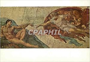 Seller image for Carte Postale Moderne Michelangelo dit buonarrott (1475 1564) la creation de l'homme for sale by CPAPHIL