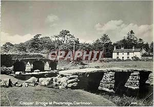 Carte Postale Moderne Clapper Bridge at Postbridge Dartmoon