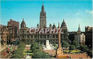 Bild des Verkufers fr Carte Postale Moderne George Square Cenotaph and Municipal Buildings Glasgow zum Verkauf von CPAPHIL