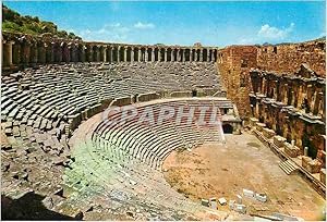 Bild des Verkufers fr Carte Postale Moderne Antalya Turkey Aspendos thtre from Roman times zum Verkauf von CPAPHIL