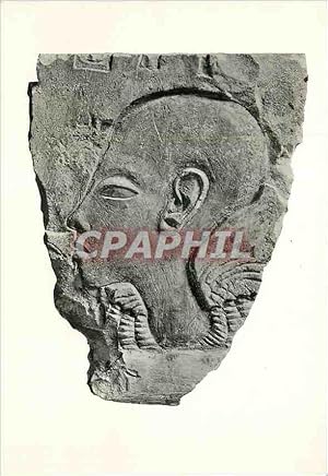 Bild des Verkufers fr Carte Postale Moderne British Museum Egyptian sunk-relief in timeston head of a young man in the style of Akhenaten Egypt zum Verkauf von CPAPHIL