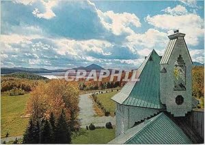 Carte Postale Moderne Abbaye benedectine de Saint Benoit du Lac Quebec Canada Le lac Memphremagog...