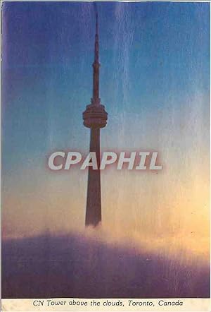 Bild des Verkufers fr Carte Postale Moderne Tower above the clouds Toronto Canada zum Verkauf von CPAPHIL