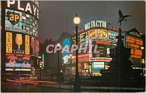 Imagen del vendedor de Carte Postale Moderne Piccadilly Circus by night London British Petroleum Gordon a la venta por CPAPHIL