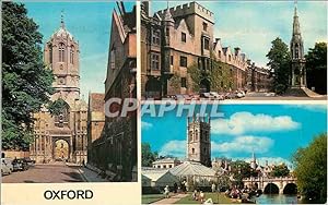Seller image for Carte Postale Moderne Oxford Balliol College and Martyrs Memorial Tom Tower Christ Church Magdalen Bridge for sale by CPAPHIL