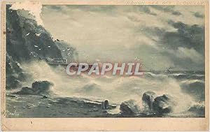 Seller image for Carte Postale Ancienne Rough sea off Clovelly for sale by CPAPHIL