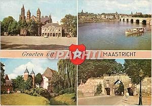 Carte Postale Moderne Maastricht Holland Vrijthof Maas en St Servaasbrug