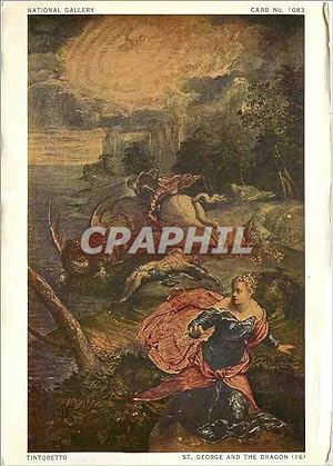 Seller image for Carte Postale Moderne National Gallery Tintoretto St George and the Dragon for sale by CPAPHIL