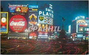 Seller image for Carte Postale Moderne Piccadilly Circus at Night London Coca Cola British Petroleul for sale by CPAPHIL