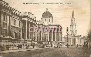 Imagen del vendedor de Carte Postale Ancienne London the national gallery st martin's in the fields a la venta por CPAPHIL