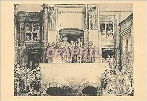 Image du vendeur pour Carte Postale Moderne Christus aan het volk vertoond Ecce Homo Se staas Rembrandt mis en vente par CPAPHIL