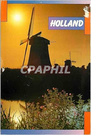 Carte Postale Moderne Schermerhorn Holland Moulin a vent