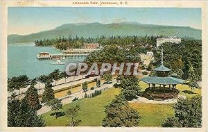 Carte Postale Ancienne Alexandra Park Vancouver BC