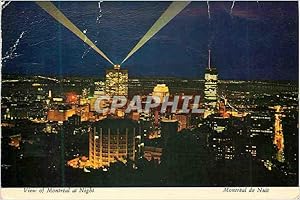 Carte Postale Moderne Montreal de Nuit