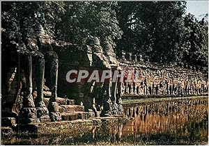 Seller image for Carte Postale Moderne Angkor Cambodge Terrasses des Elephants a Angkor Thom for sale by CPAPHIL