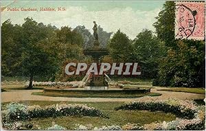 Carte Postale Ancienne Public Gardens Halifax NS