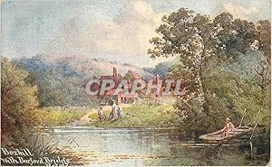 Carte Postale Ancienne Boxhill WIth Burford Bridge Hôtel