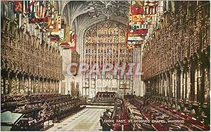 Seller image for Carte Postale Ancienne Windsor choir east st george chapel for sale by CPAPHIL