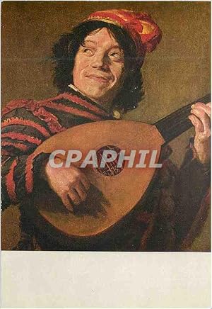 Seller image for Carte Postale Ancienne Rijksmuseum Amsterdam naar Frans Hals Judith Leyster The Jute player for sale by CPAPHIL