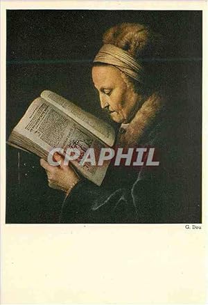 Immagine del venditore per Carte Postale Moderne Rijksmuseum Amsterdam Gerard Dou Rembrandts mother venduto da CPAPHIL