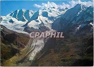 Carte Postale Moderne Bernina Monteratschgletscher bei Pontresina Piz Palu Bellavista Piz Bernina