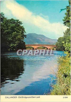 Imagen del vendedor de Carte Postale Moderne Callander old bridge and ben ledi a la venta por CPAPHIL