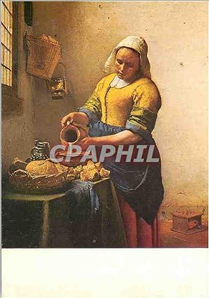 Seller image for Carte Postale Moderne Rijksmuseum Amsterdam Johannes Vermeer The kitchen maid for sale by CPAPHIL