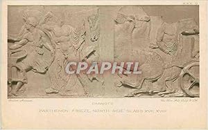 Bild des Verkufers fr Carte Postale Ancienne Chariots parthenon frieze south side slabs XVII XVIII zum Verkauf von CPAPHIL