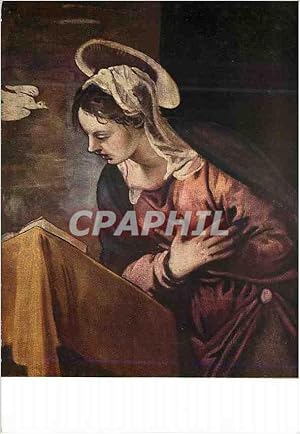 Imagen del vendedor de Carte Postale Ancienne Rijksmuseum Amsterdam Jacopo Tintoretto Maria fragment of an Annunciation a la venta por CPAPHIL