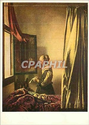 Seller image for Carte Postale Moderne Jan Vermeer - Brieflesendes Modchen for sale by CPAPHIL