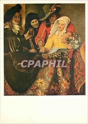 Seller image for Carte Postale Moderne Jan Vermeer - Bei der Kupplerin for sale by CPAPHIL