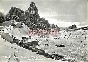 Carte Postale Moderne Dolomiti Passo Rolle m 1984 s m Con La Vezzana m 3191 ed il Cimon della Pala