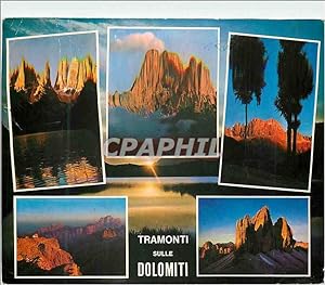 Carte Postale Moderne Tramonti sulle Dolomiti Venezia