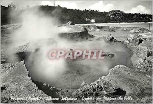 Bild des Verkufers fr Carte Postale Moderne Vulcano Solfatare Napoli Pozzuoli - Cratere con magma che bolle zum Verkauf von CPAPHIL