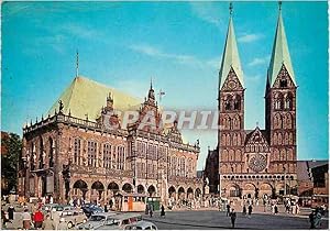 Carte Postale Moderne Bremen rathaus und dom