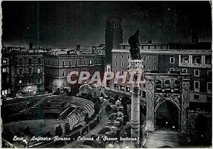 Carte Postale Moderne Lecce Amphithéâtre Romain La Colonne de St Oranzo De Nuit