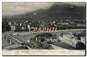 Image du vendeur pour Isere - Grenoble - Le Jardin des Dauphins la Ville et le Moucherotte - Carte Postale Ancienne mis en vente par CPAPHIL