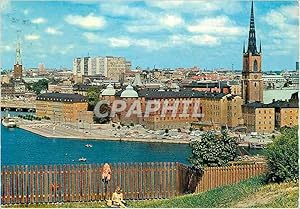 Carte Postale Moderne Stockholm riddarholmen fran soders hojder