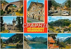Carte Postale Moderne Aosta Valle del Lys-Gressoney Panorama